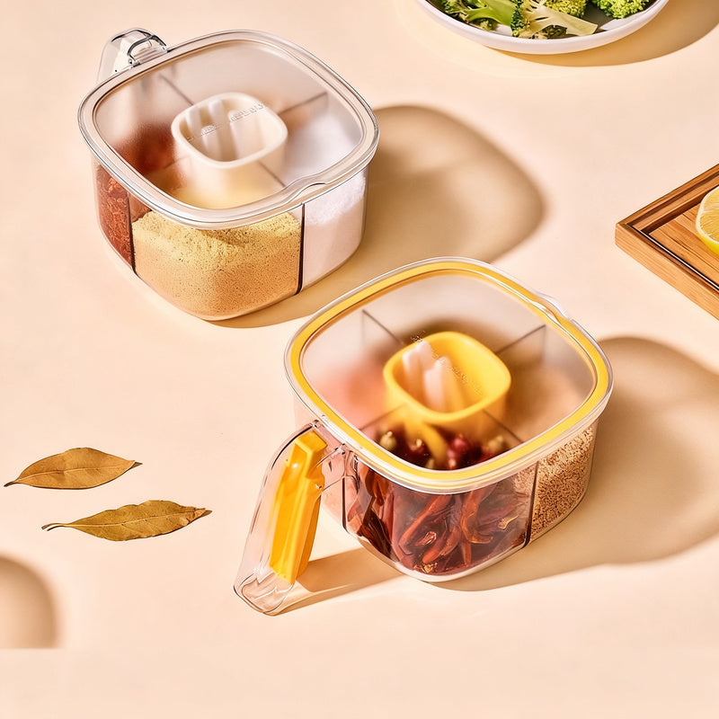 Spice box with multiple compartments — product view 6