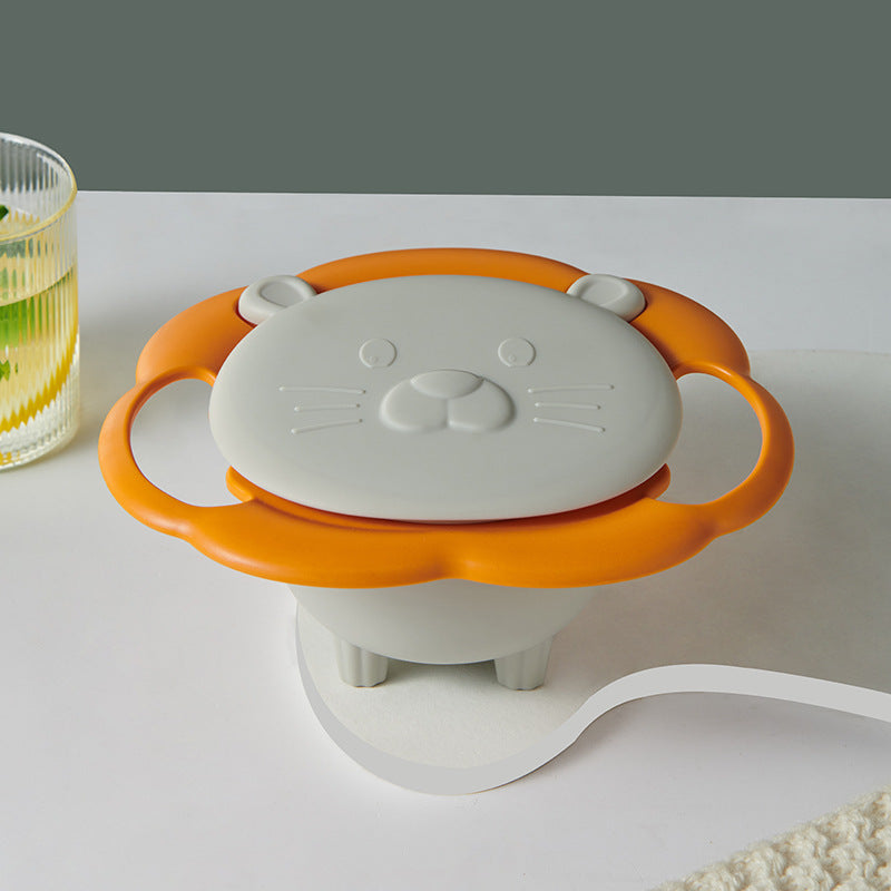 Rotating children's bowl, 19 cm, PP, non-slip — product view 6