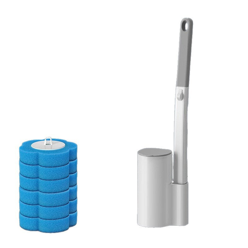 Disposable toilet brush with replacement heads — product view 4