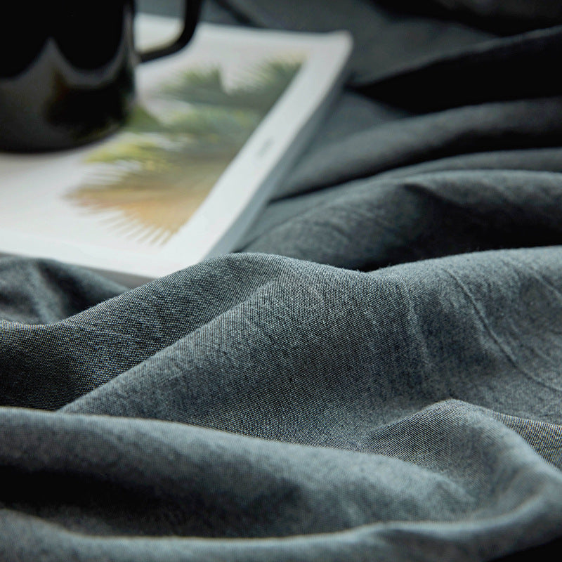 Cotton fitted sheet, 1.8 m bed — product view 2