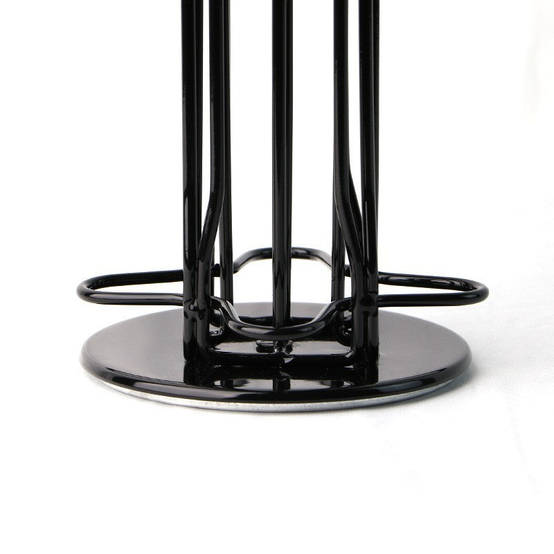 Rotatable coffee capsule organizer made of steel — product view 3