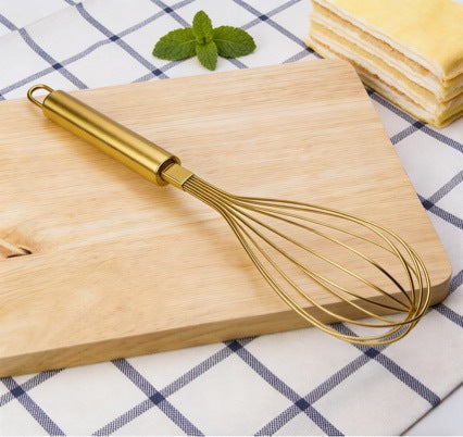 Stainless steel hand whisk — product view 1