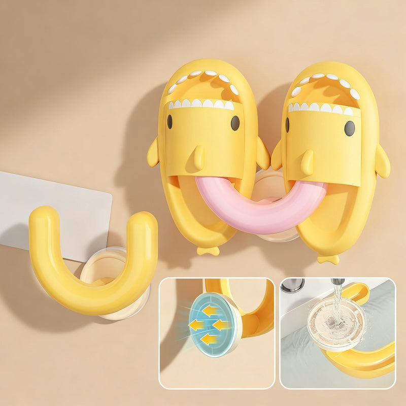 Suction cup slipper rack for bathroom — product view 2