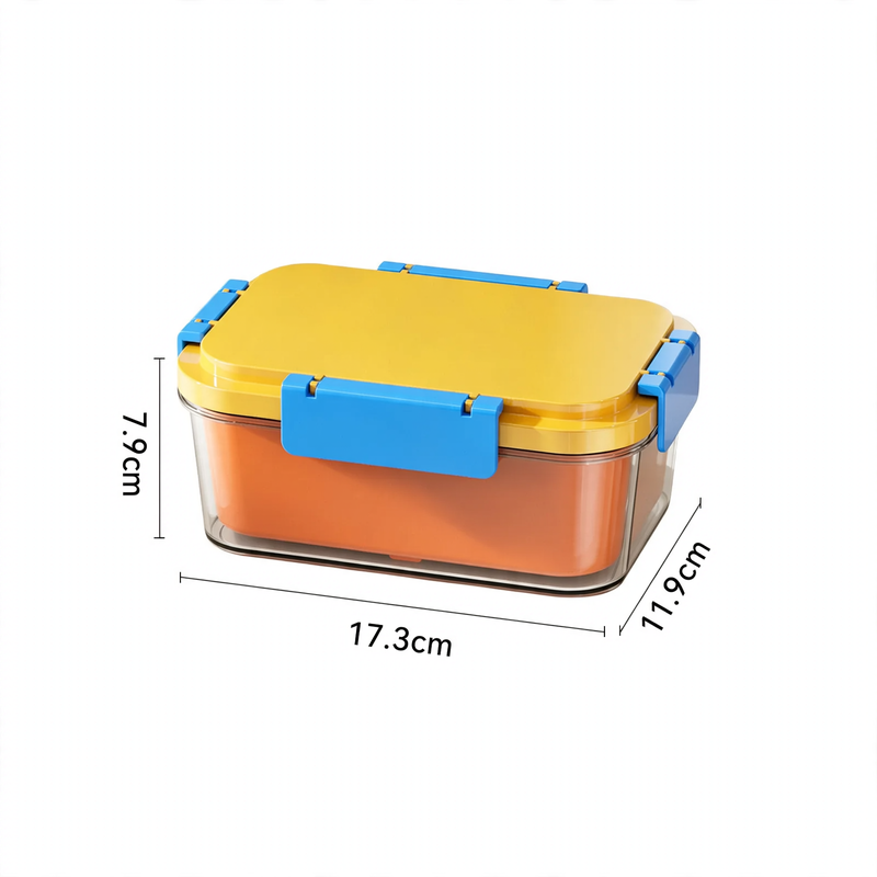 Fresh-keeping box with cooling element and drip tray — product view 7