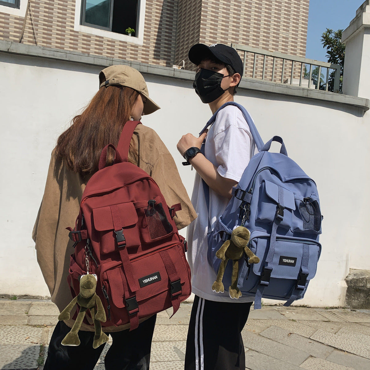 Nylon backpack, breathable and waterproof — product view 3