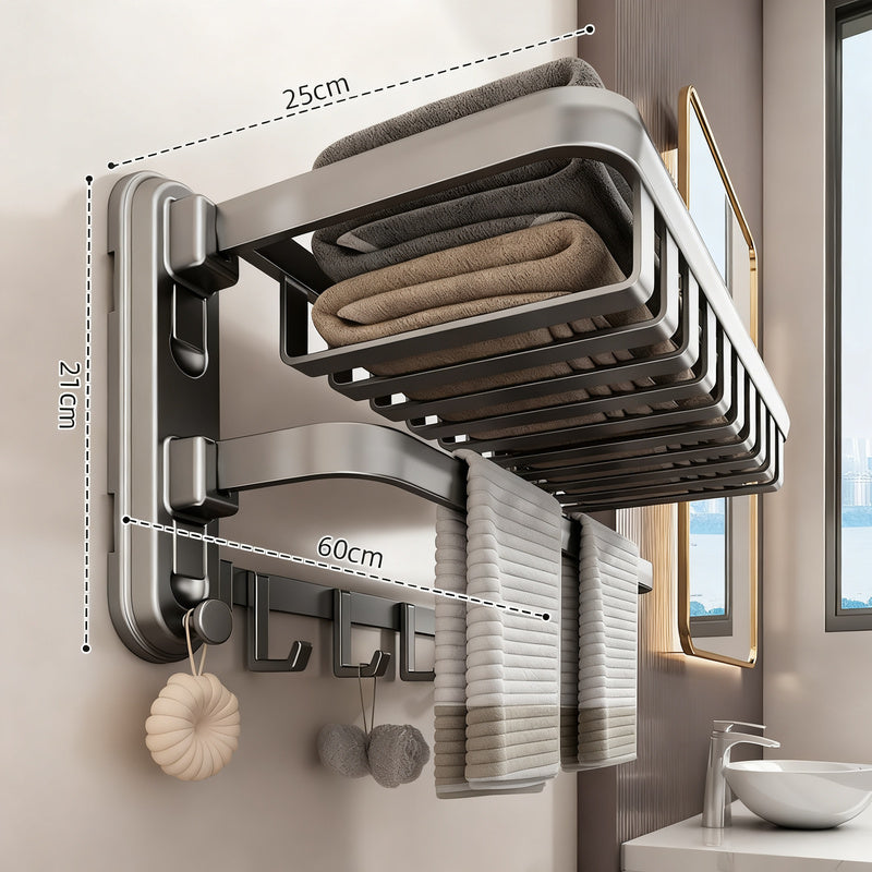 Towel holder with suction cup for bathroom — product view 5