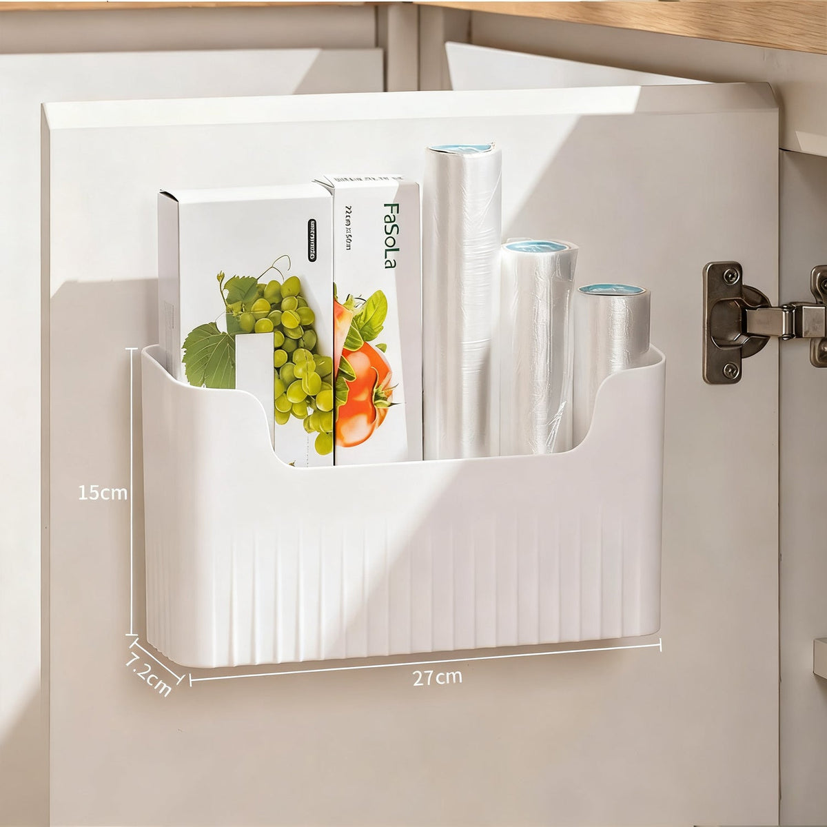 Wall bracket for kitchen cabinet, PP, adhesive — product view 4