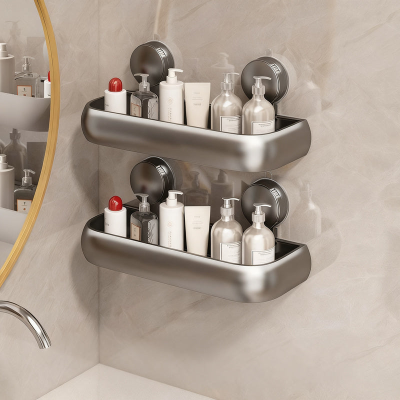Bathroom shelf with suction cup, height adjustable — product view 7
