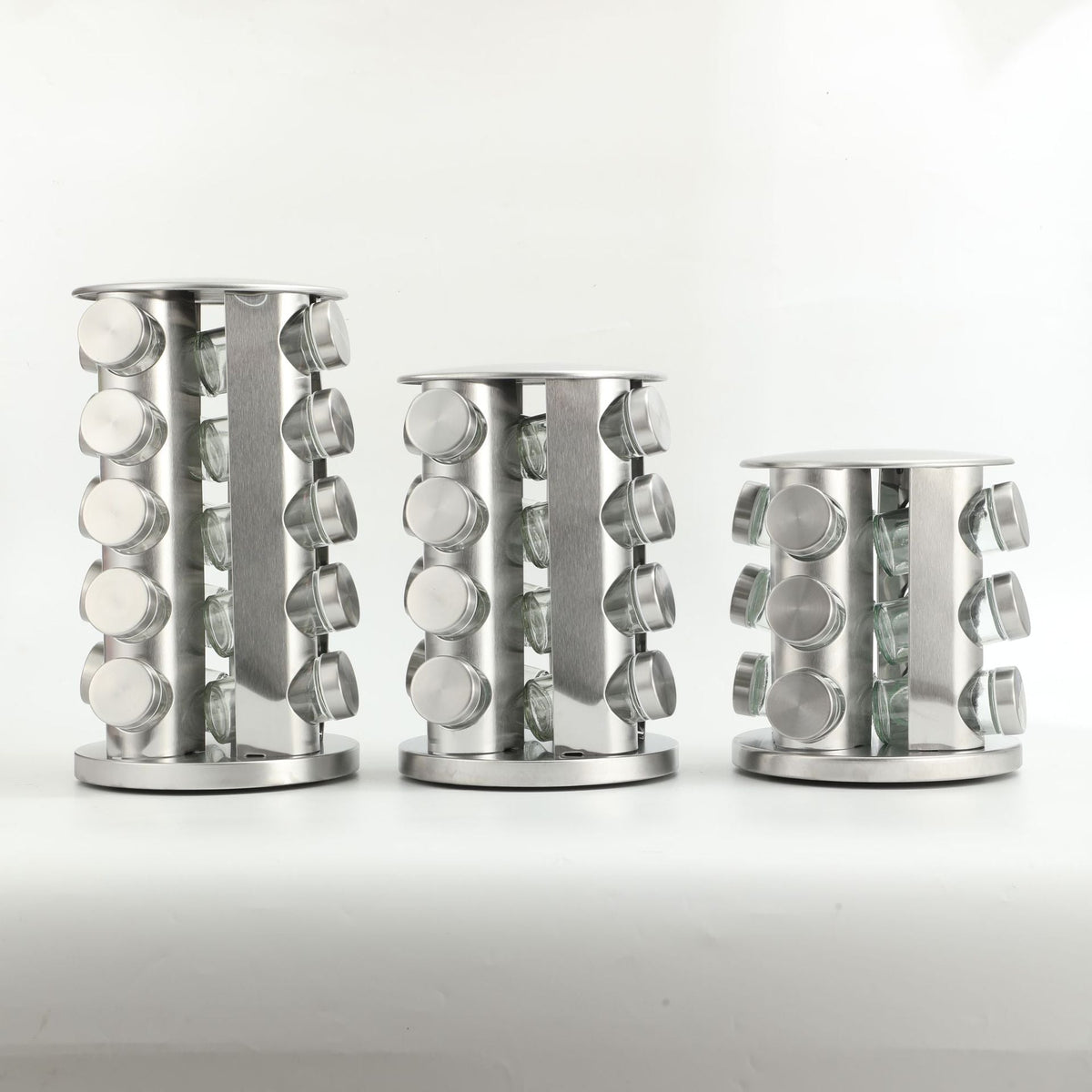 Rotatable coffee capsule organizer made of steel — product view 5
