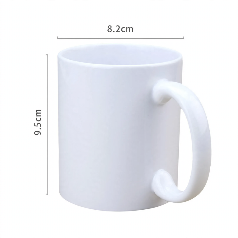 Ceramic mug with photo print — product view 2