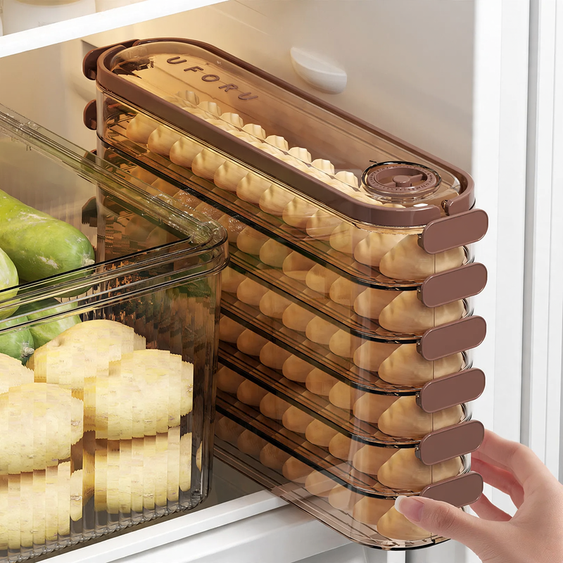 Multilayer storage box for dumplings — product view 1
