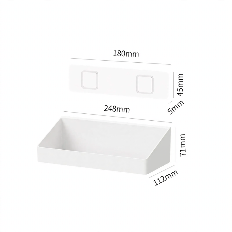 Wall-mounted spice rack without drilling — product view 7
