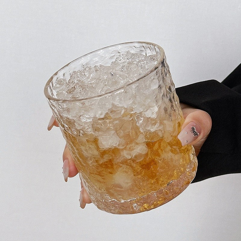 Glass tumblers, approx. 200 ml, with wave pattern — product view 4