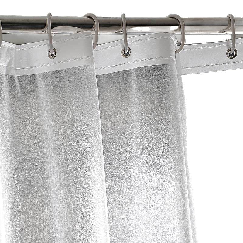 Shower curtain, PEVA, transparent, 80–120 cm — product view 4