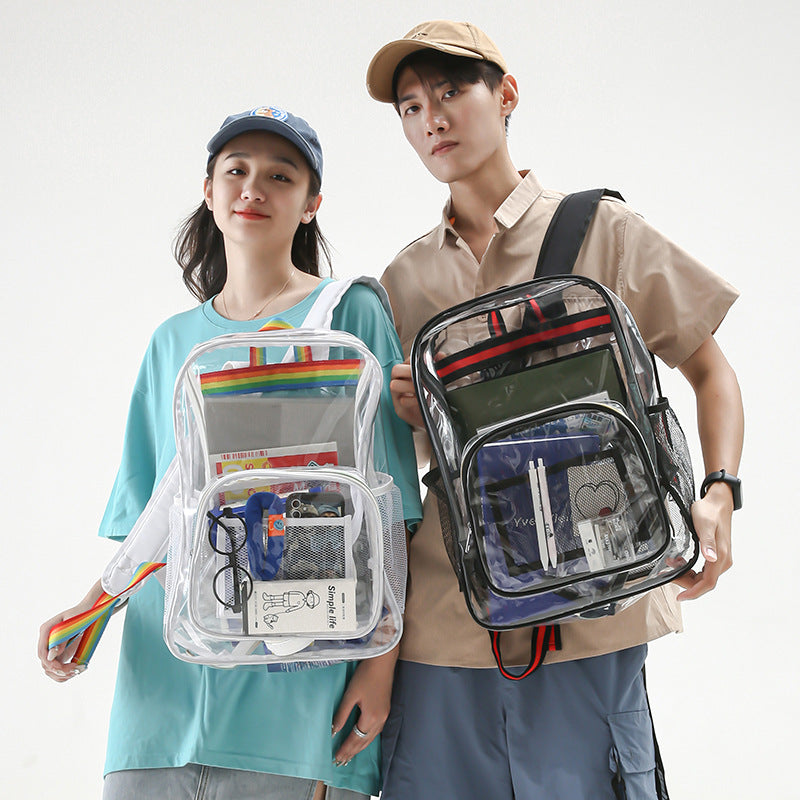 Transparent Backpack, PVC, waterproof — product view 3
