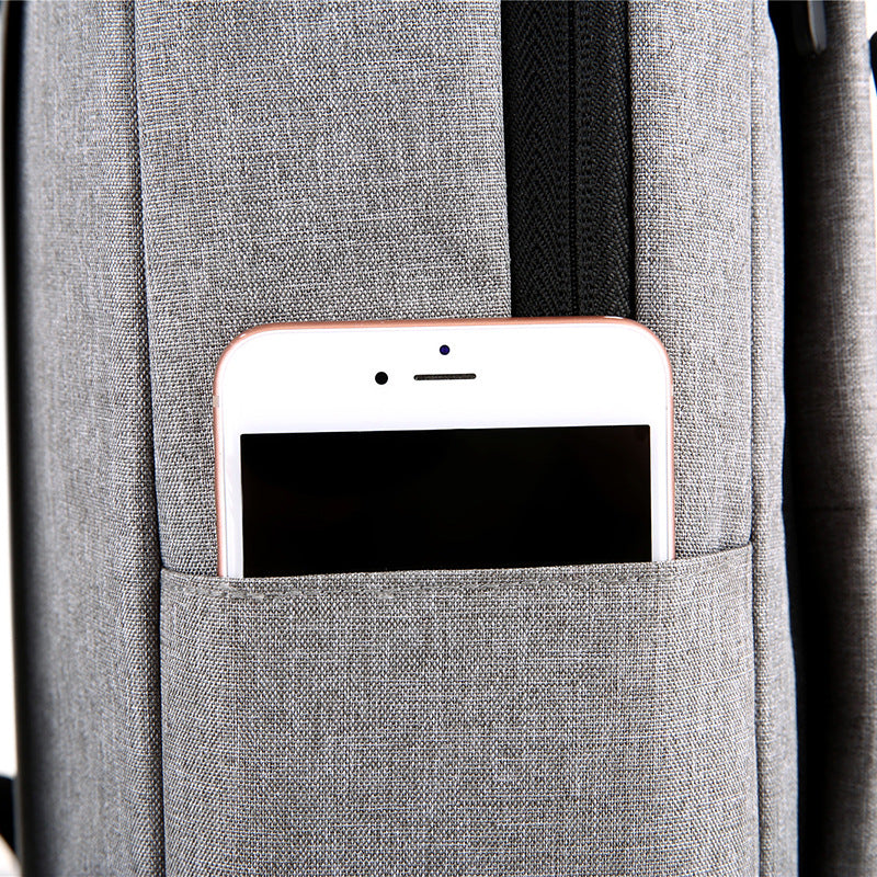 Large business backpack made of Oxford fabric, up to 15.6 inches — product view 3