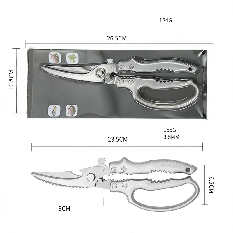 Kitchen scissors made of stainless steel — product view 1