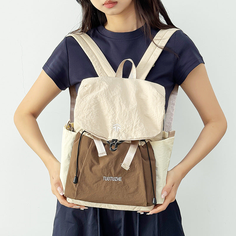 Lightweight nylon backpack for travel and outdoor — product view 1