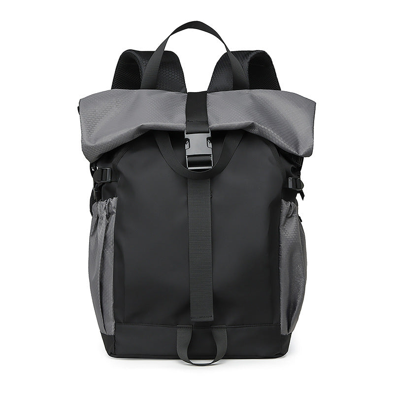 Double shoulder backpack with roll closure, 20-35 L — product view 5