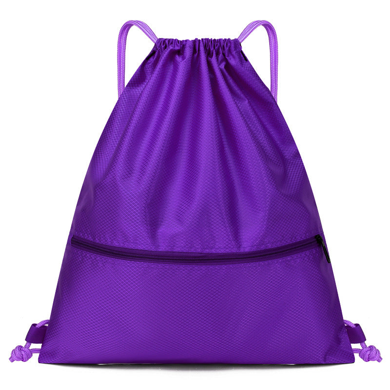 Sporty backpack with drawstring, waterproof — product view 4