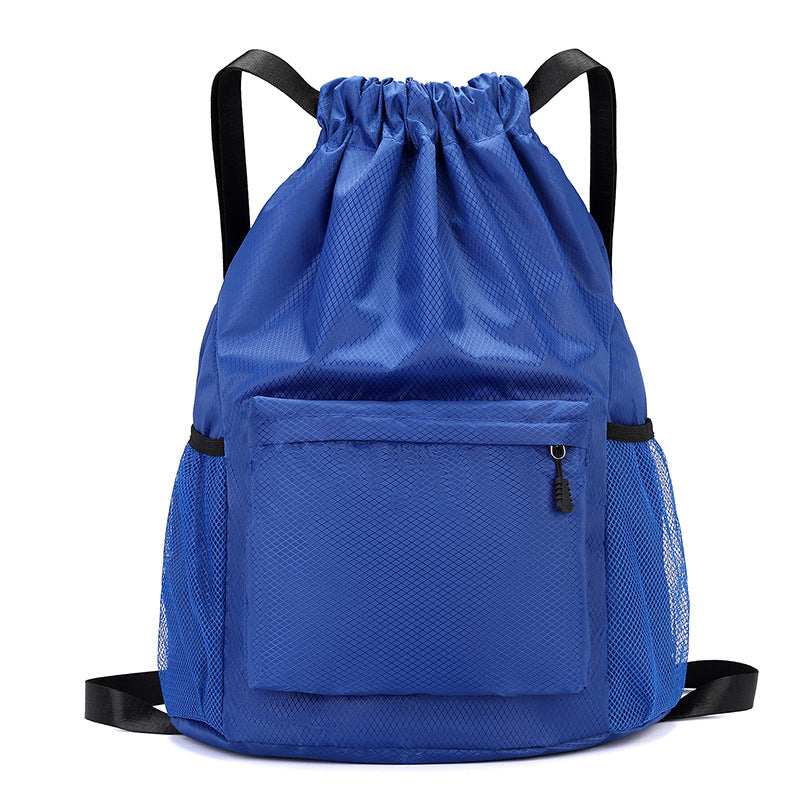 Drawstring backpack, 20–35 L, Polyester — product view 4