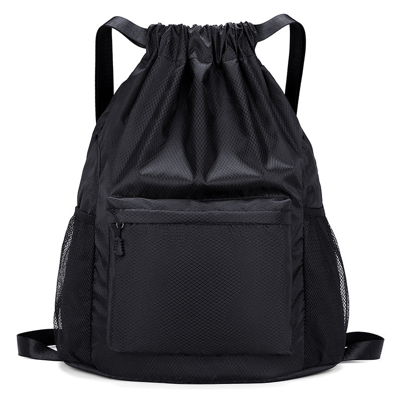 Drawstring backpack, 20–35 L, Polyester — product view 6