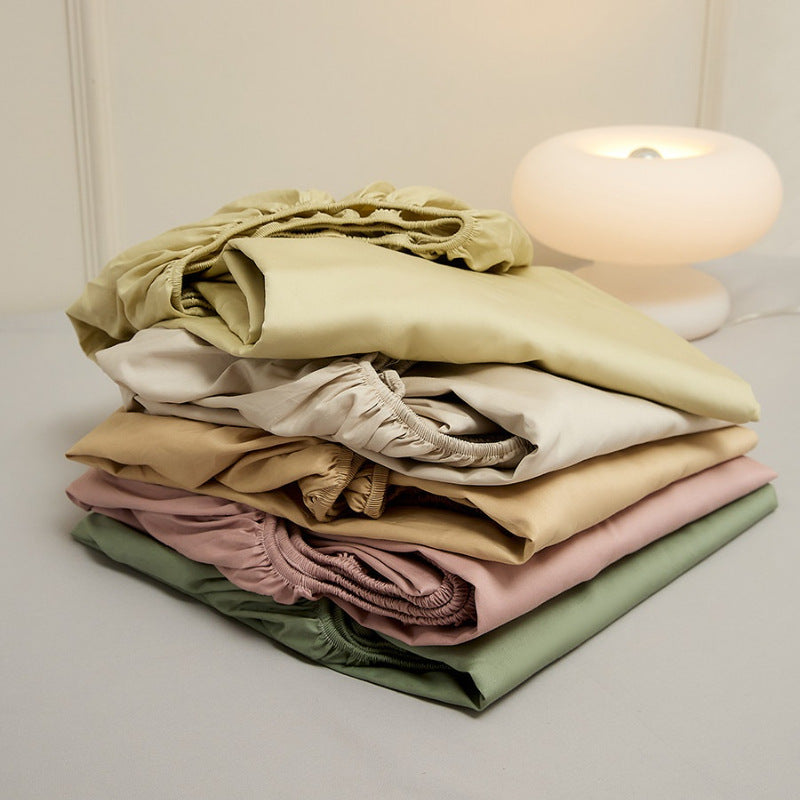 Cotton fitted sheet with elastic, 180×200 cm — product view 1
