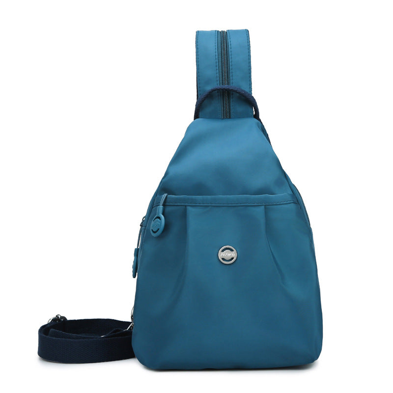 Compact backpack with theft protection, Oxford fabric — product view 6