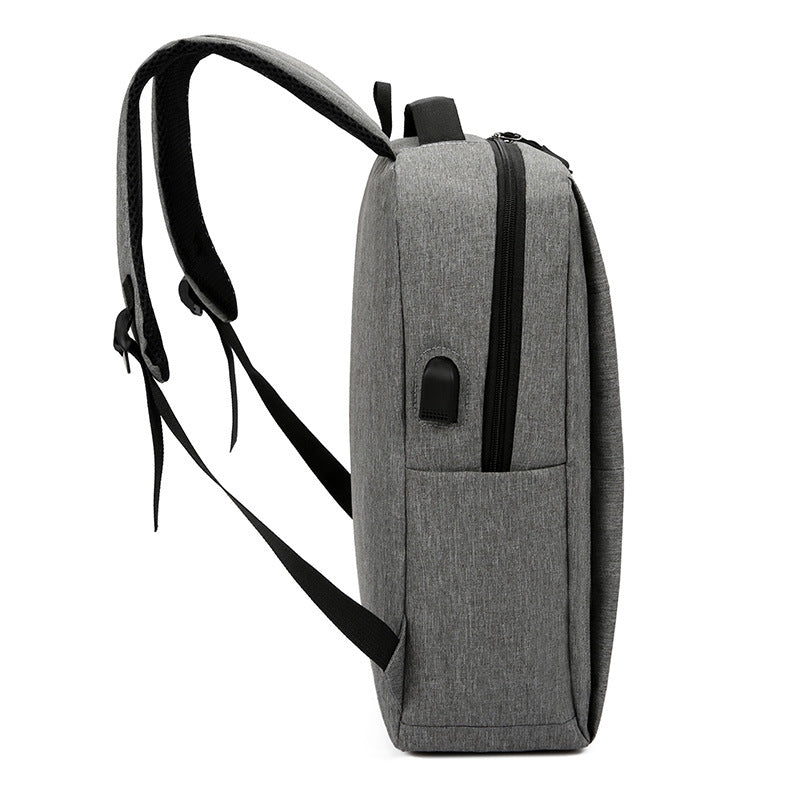 Business backpack with USB port, 20-35 L — product view 2