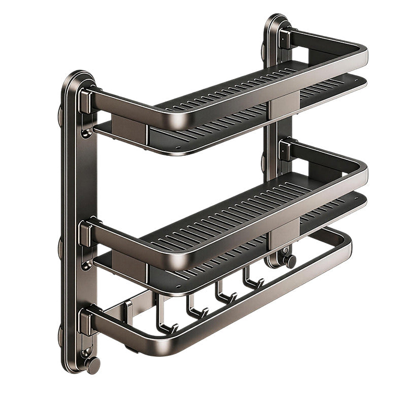 Bathroom shelf with suction cup, multi-layered — product view 2