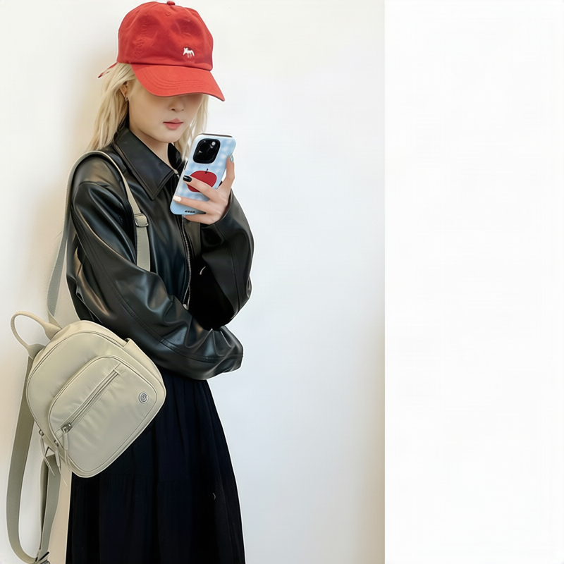 Small nylon backpack, waterproof — product view 1
