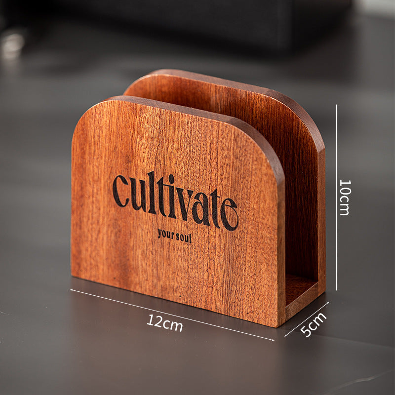 Wooden paper roll holder, multiple shapes — product view 5