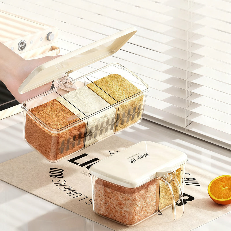 Spice box with multiple compartments — product view 2