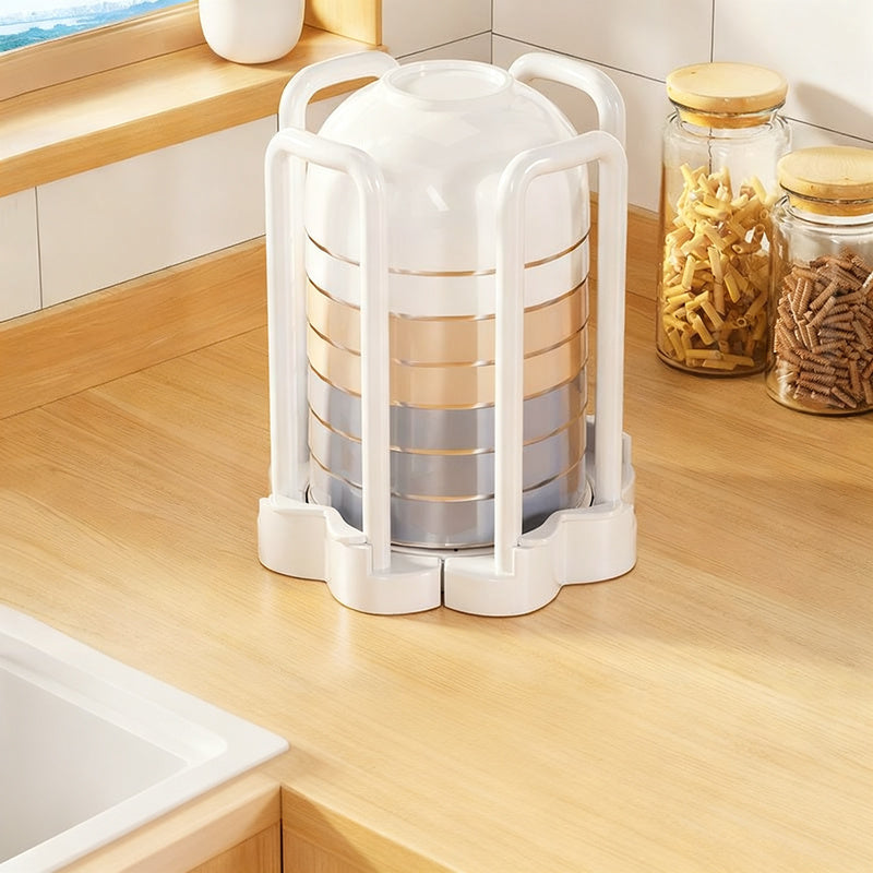 Expandable plastic dish drying rack — product view 6