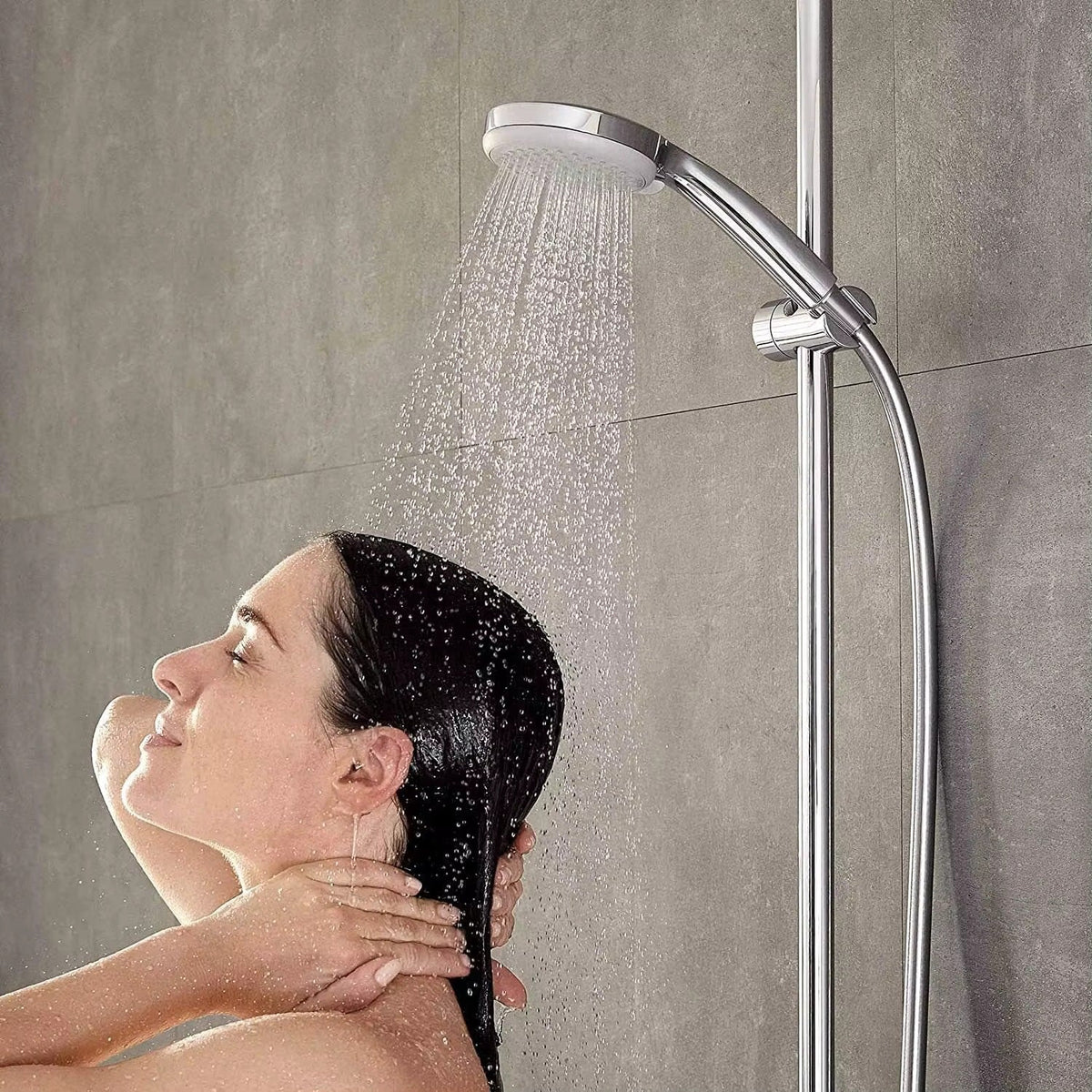 Faucet attachment with shower head and filtration — product view 5