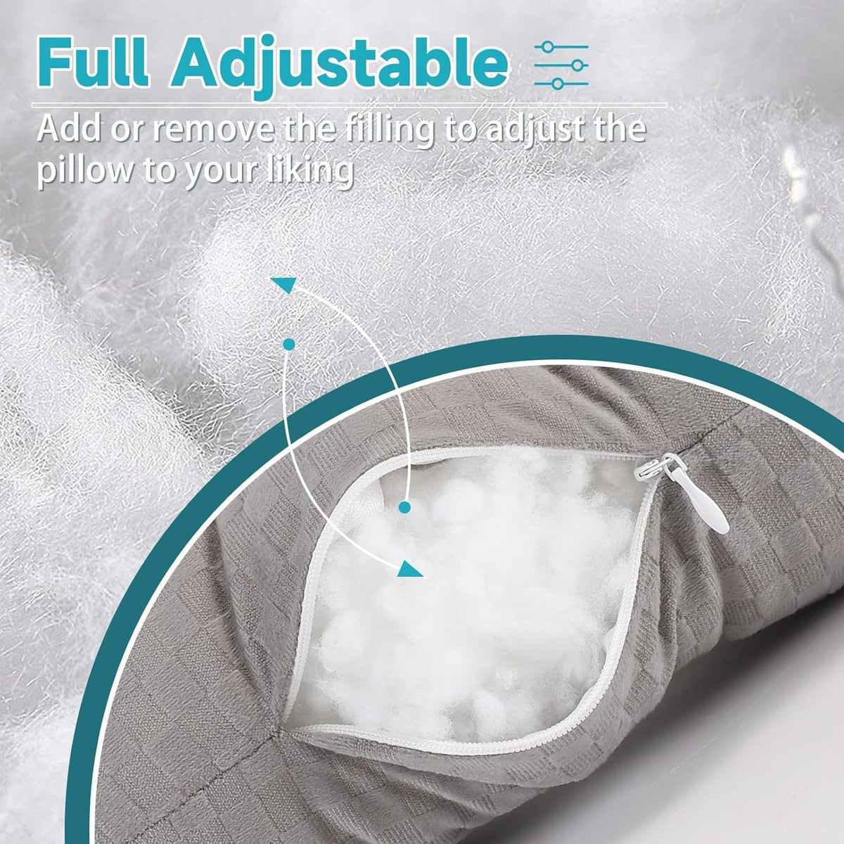 Ear pillow for side sleepers — product view 4