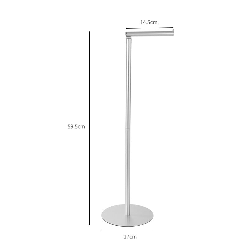 Standing paper roll holder made of stainless steel — product view 6