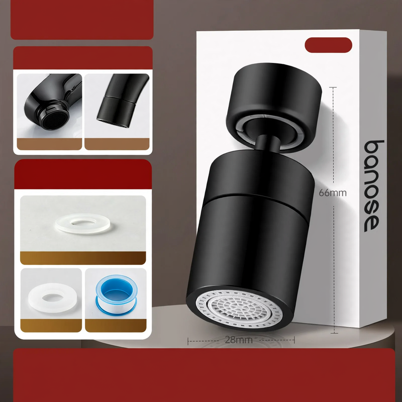 Kitchen faucet attachment with 720° rotation — product view 6