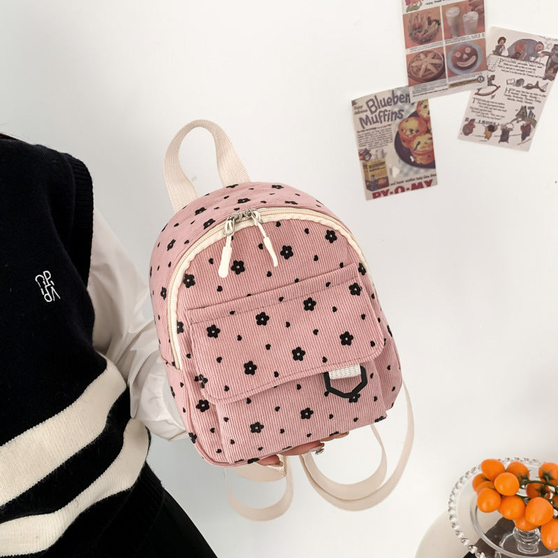 Smaller backpack made of cotton, abrasion-resistant — product view 2