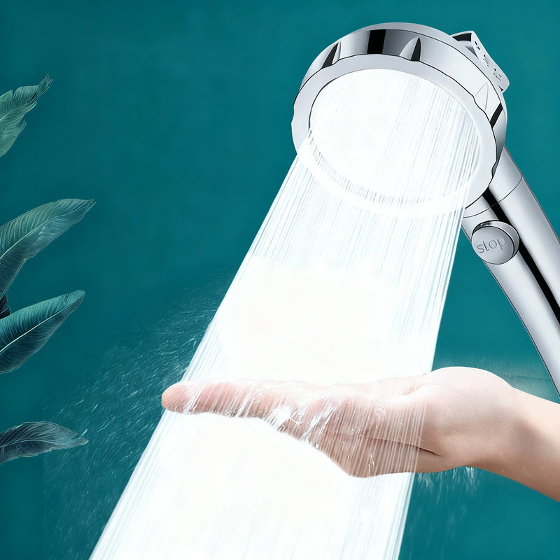 Shower head with filter and massage function — product view 2