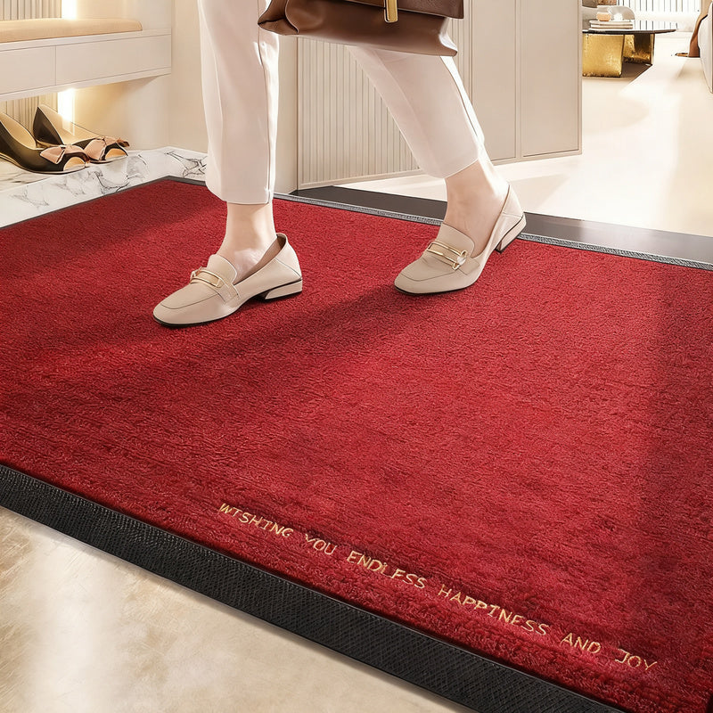 Bathroom mat flock fabric, absorbent, non-slip — product view 6