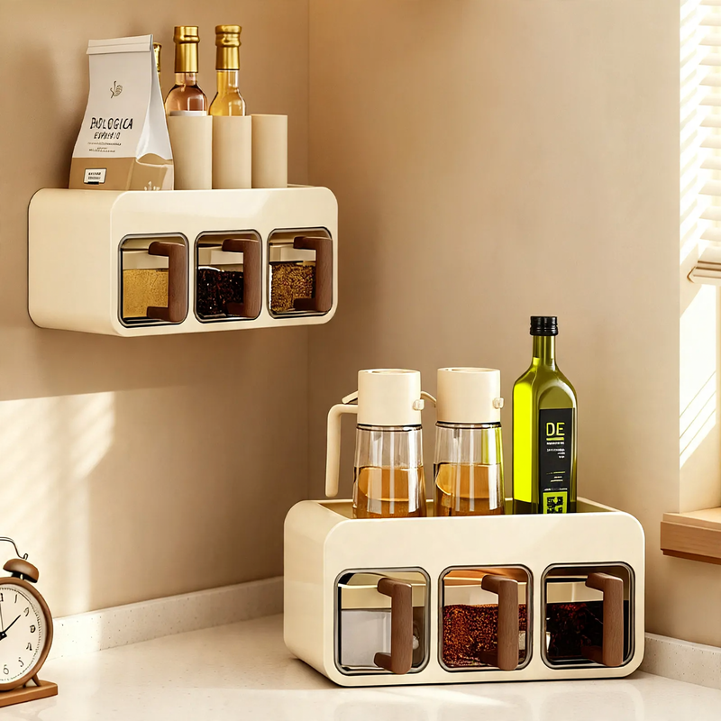 Spice box set for hanging, 2 or 3 compartments — product view 1