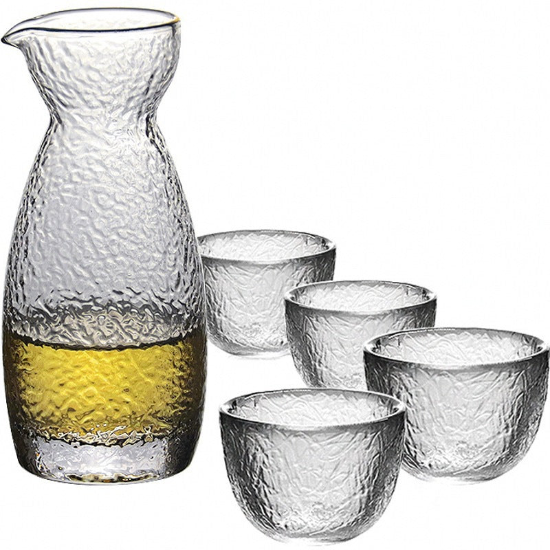Glass tumblers, approx. 200 ml, with wave pattern — product view 4