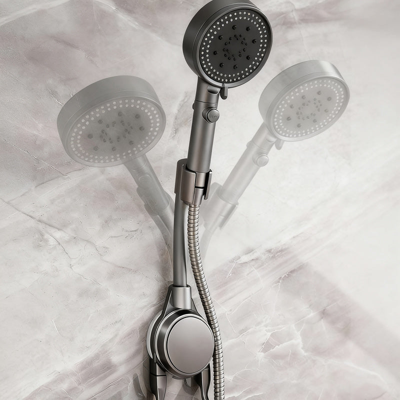 Shower head holder without drilling with suction cup — product view 3