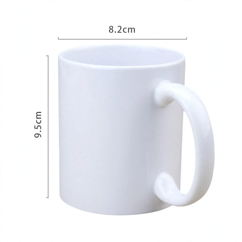 Ceramic mug with photo print — product view 1