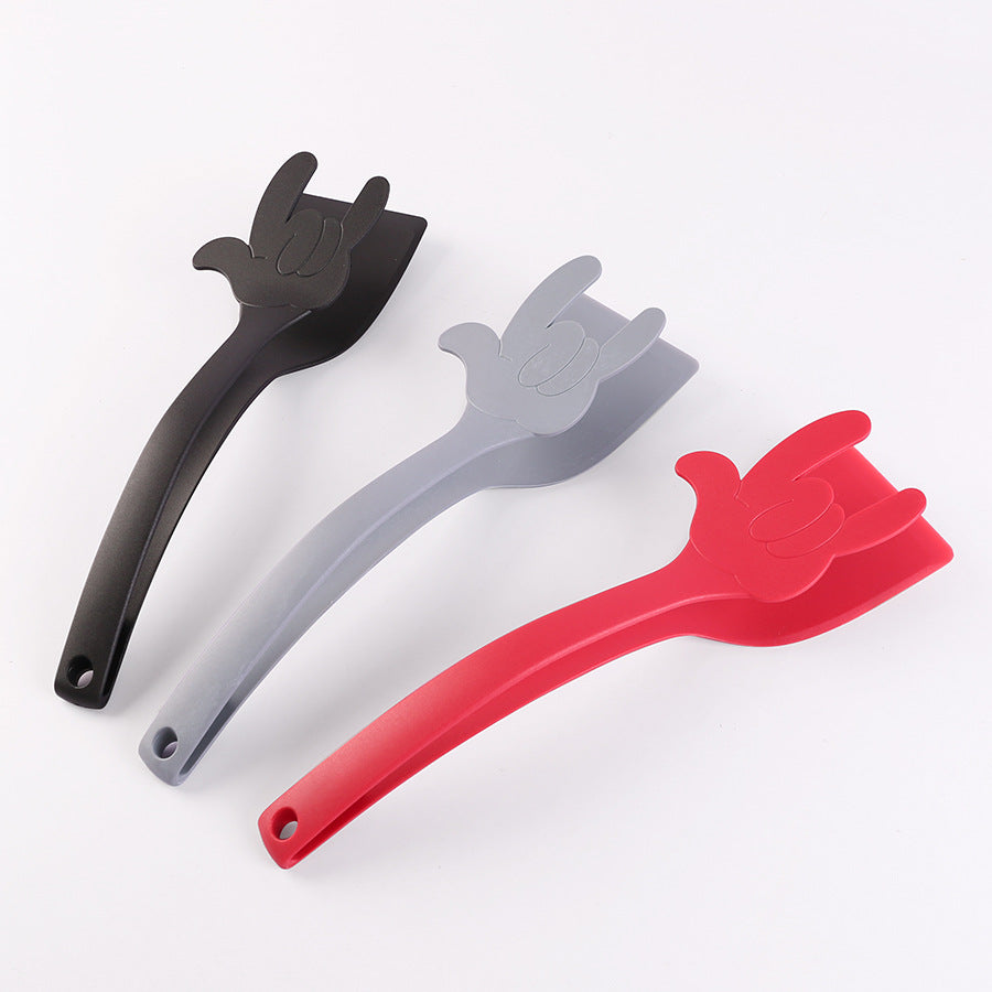 2-in-1 spatula and food tongs, non-stick — product view 1