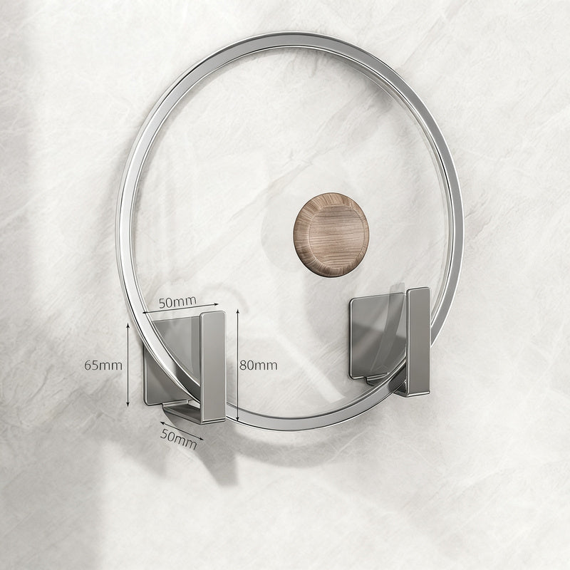 Stainless steel kitchen shelf with suction cup — product view 5