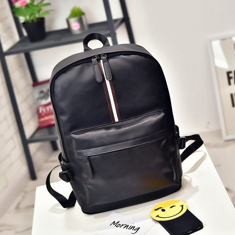 Men's backpack, PU leather, compact, for laptops up to 14 inches — product view 6