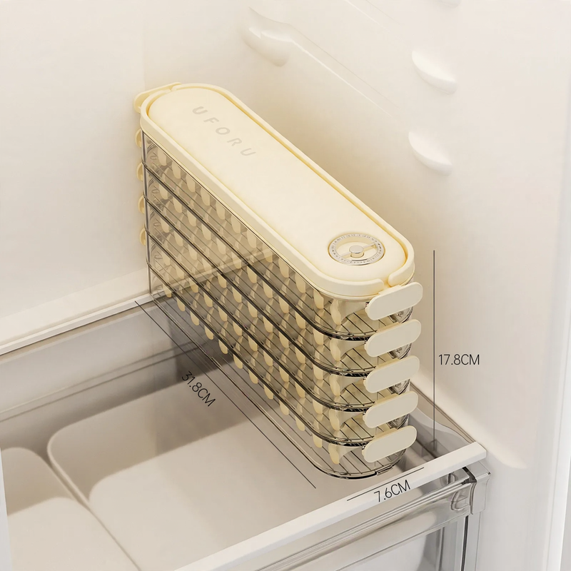 Multilayer storage box for dumplings — product view 6