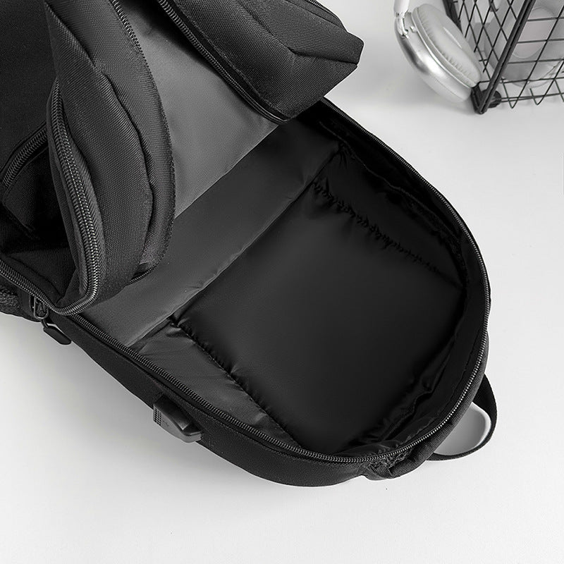 Travel backpack, 36–55 L, striped pattern — product view 2